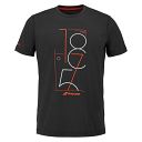 Babolat Exercise Graphic Tee Black